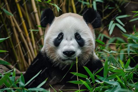 Giant Panda!  A Creature Both Adorable and Majestically Adapted to a Life Amongst Bamboo Forests